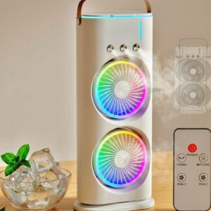 2-in-1 Misting Tower Fan