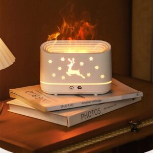 Flame-Effect Deer Humidifier