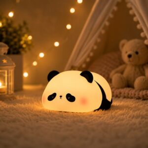 Sleepy Panda Silicone Night Light