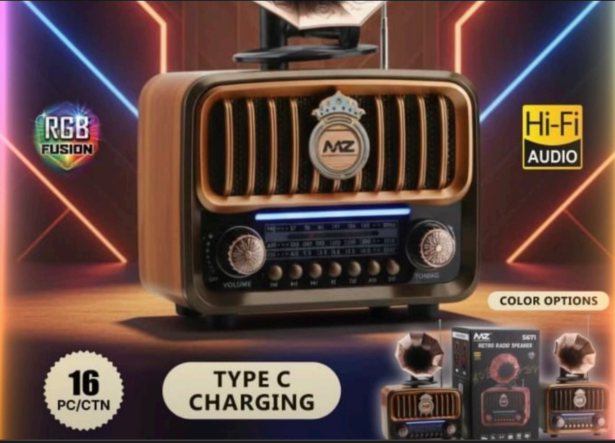 Retro Bluetooth Radio Speaker