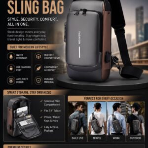 Anti-Theft Sling Bag